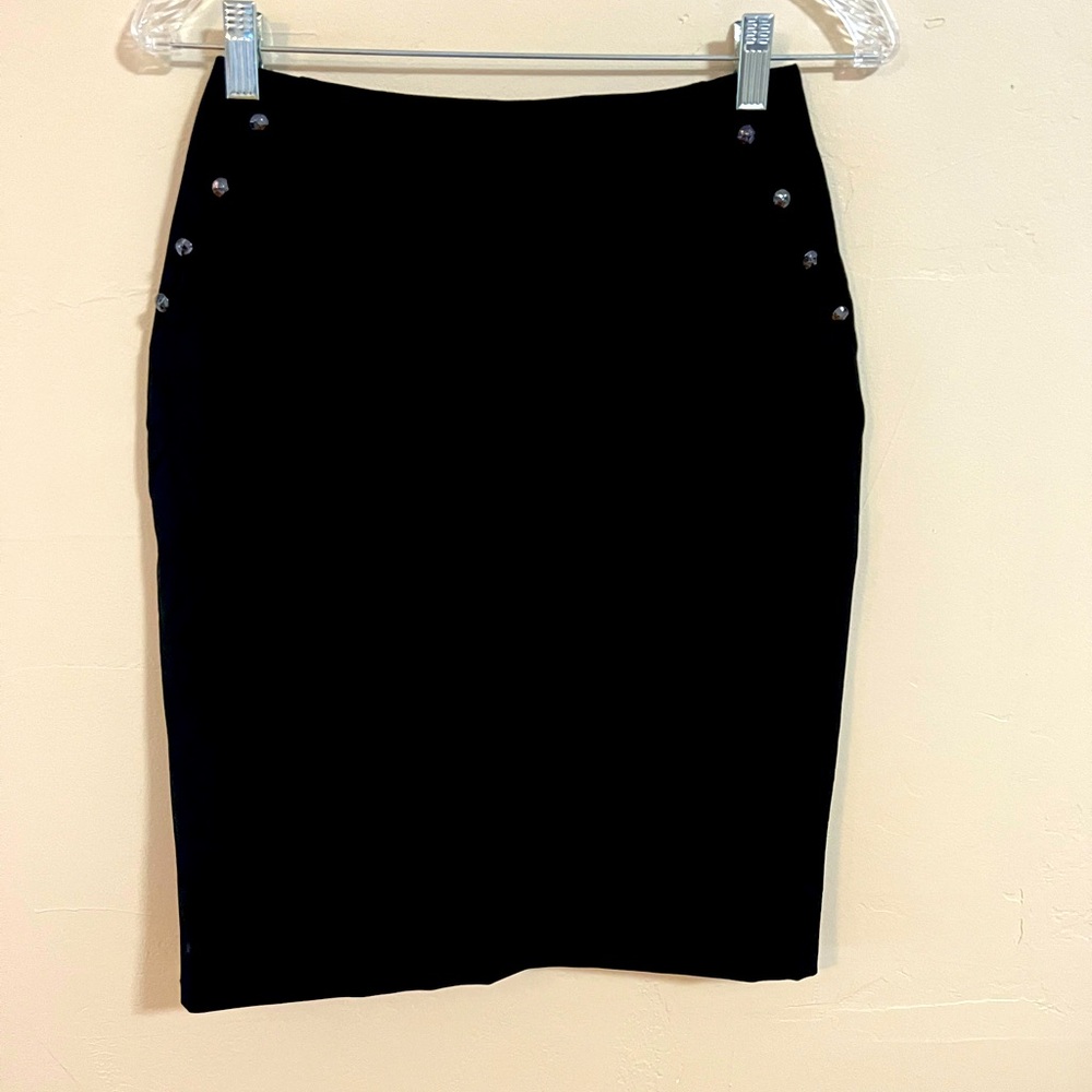 Griffith Gray for St. John black pencil skirt size 2